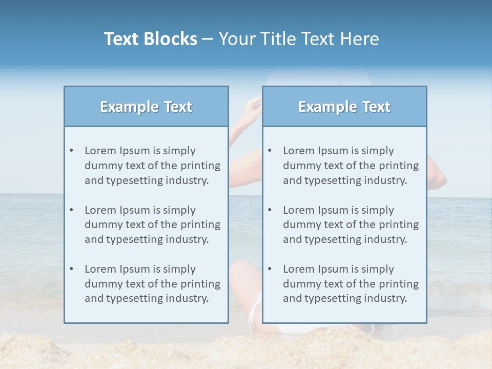 Leisure Rest Freedom PowerPoint Template