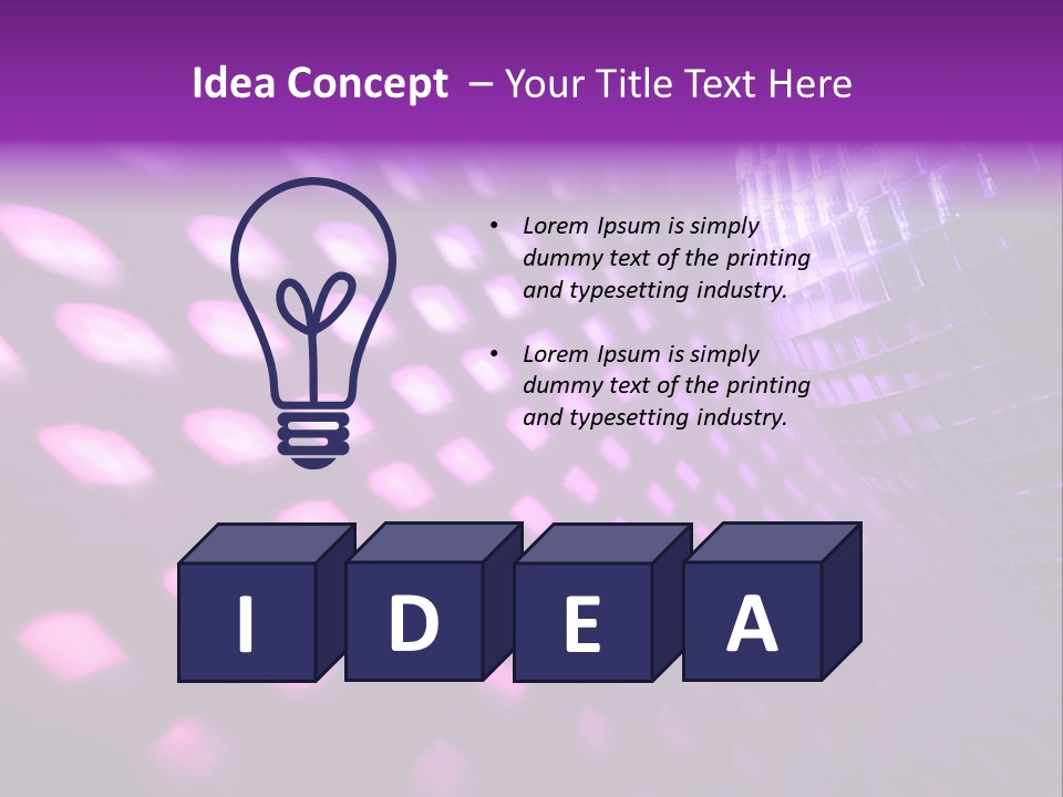 Background Reflect Night PowerPoint Template