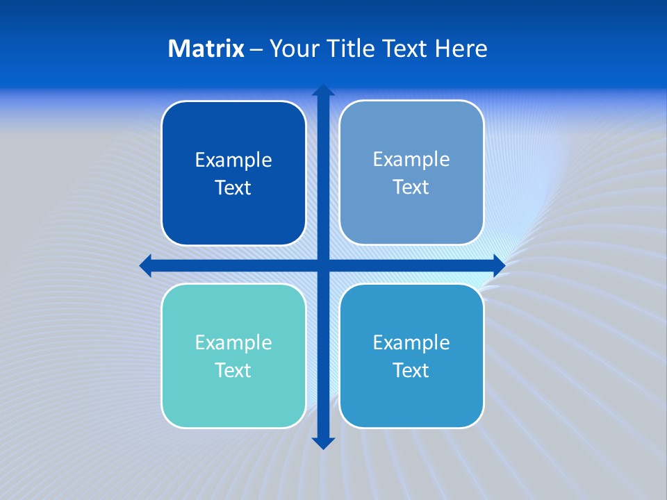 Abstract Blue Light PowerPoint Template