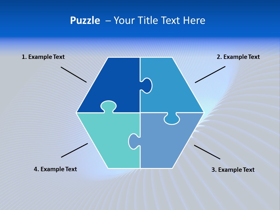 Abstract Blue Light PowerPoint Template