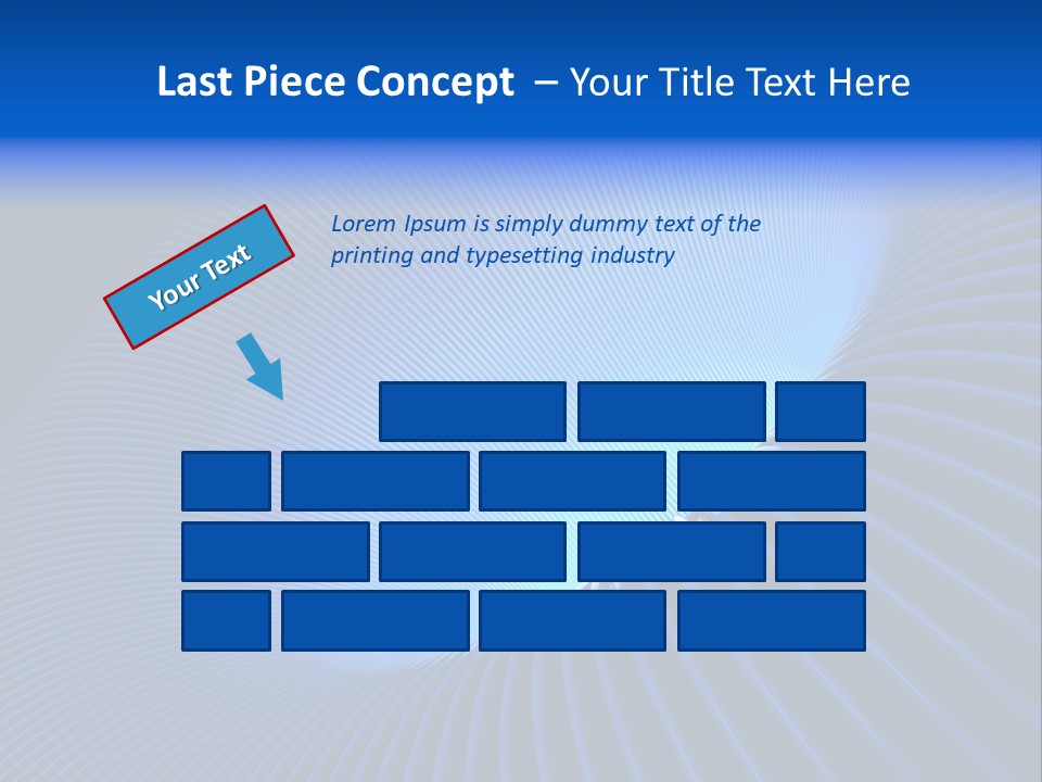 Abstract Blue Light PowerPoint Template