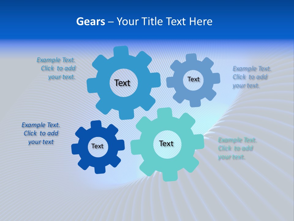 Abstract Blue Light PowerPoint Template
