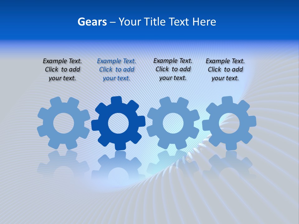 Abstract Blue Light PowerPoint Template