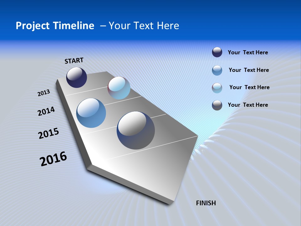 Abstract Blue Light PowerPoint Template