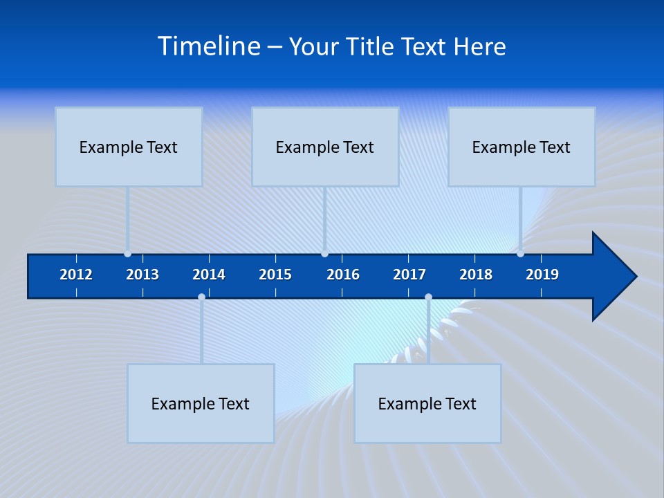 Abstract Blue Light PowerPoint Template
