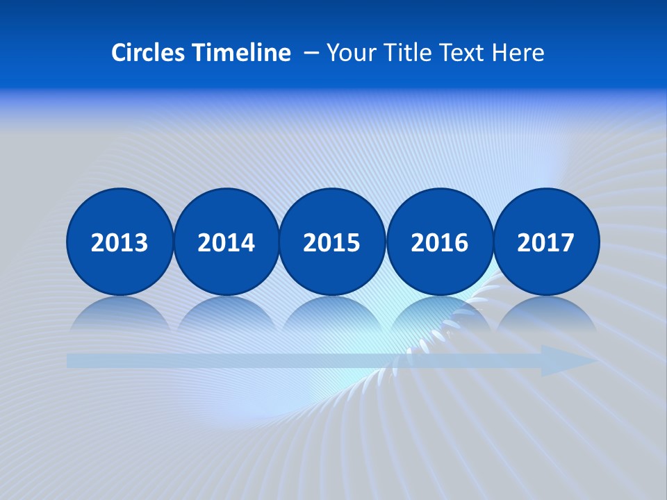 Abstract Blue Light PowerPoint Template