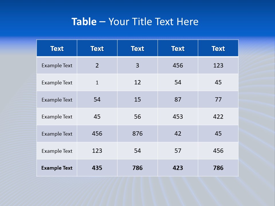 Abstract Blue Light PowerPoint Template