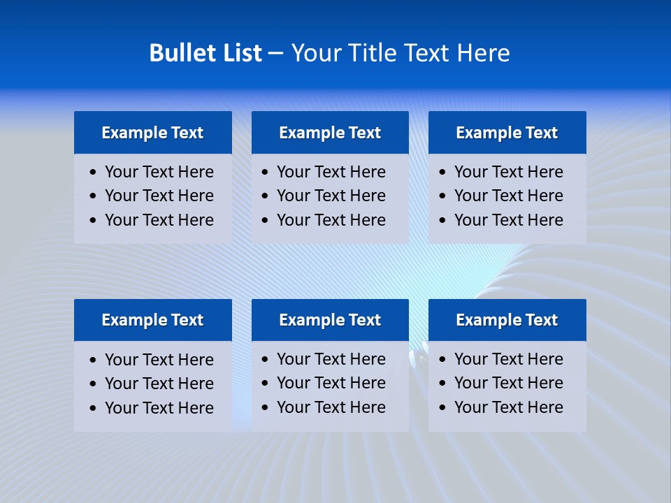 Abstract Blue Light PowerPoint Template