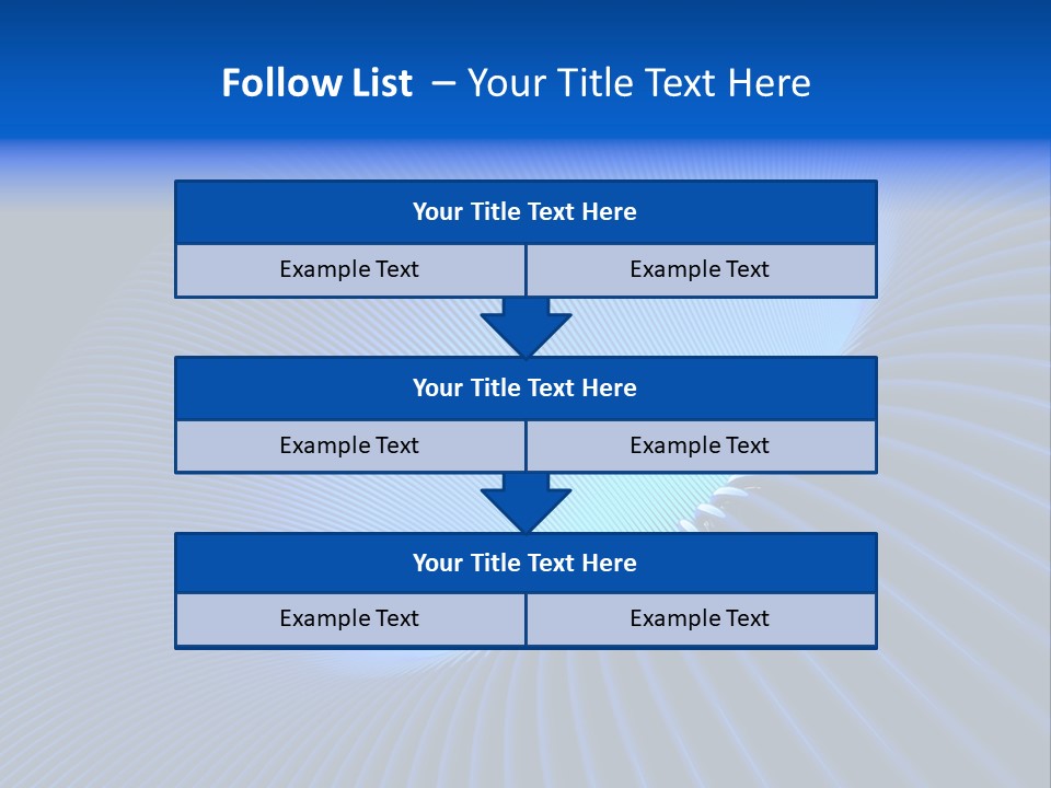 Abstract Blue Light PowerPoint Template