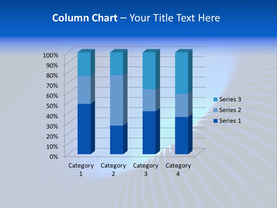 Abstract Blue Light PowerPoint Template