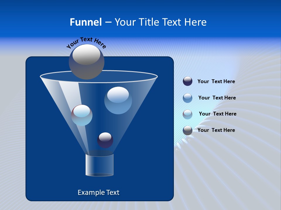 Abstract Blue Light PowerPoint Template
