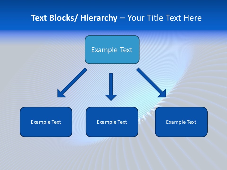 Abstract Blue Light PowerPoint Template