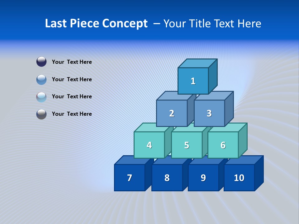 Abstract Blue Light PowerPoint Template