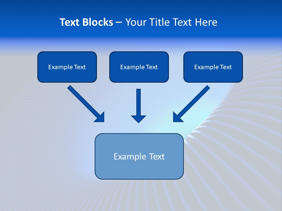Abstract Blue Light PowerPoint Template