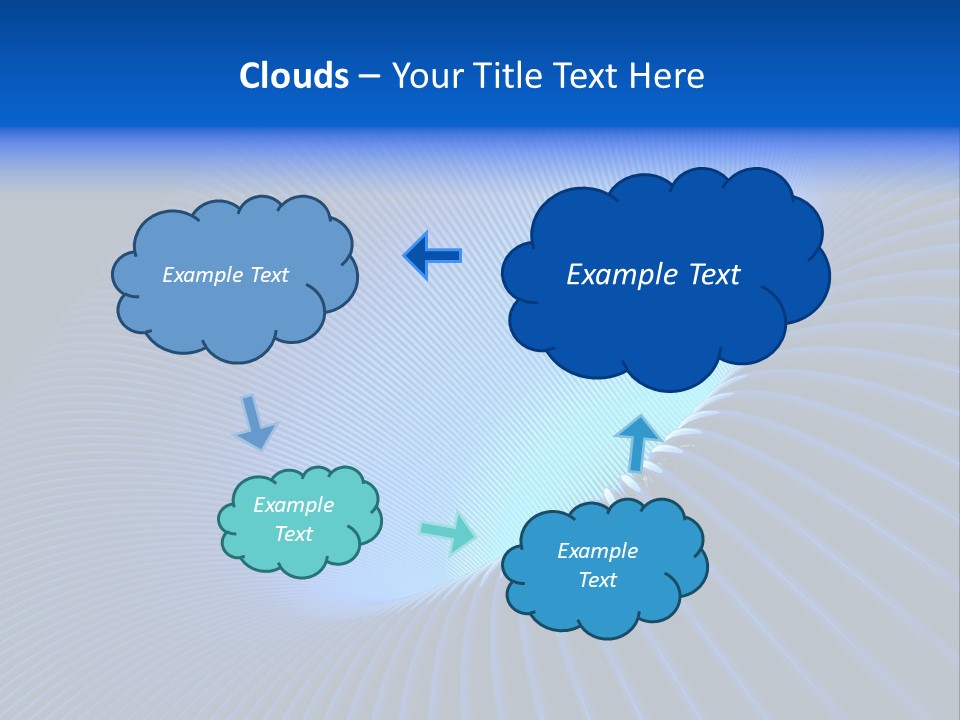 Abstract Blue Light PowerPoint Template