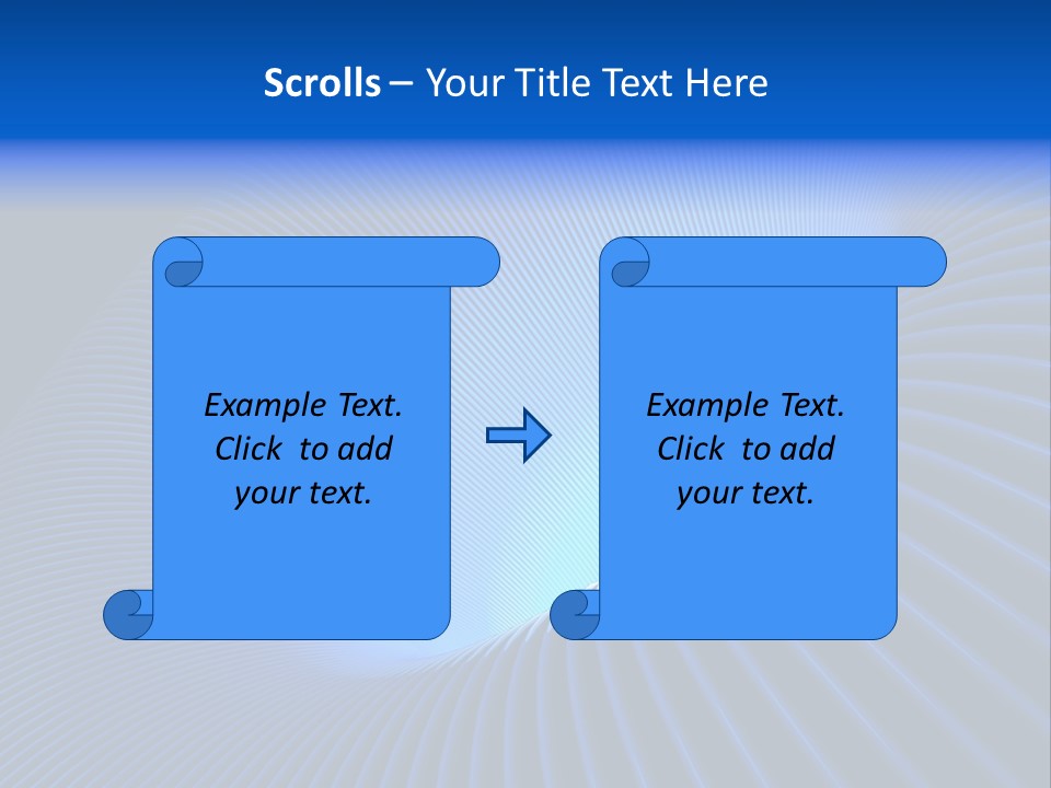 Abstract Blue Light PowerPoint Template
