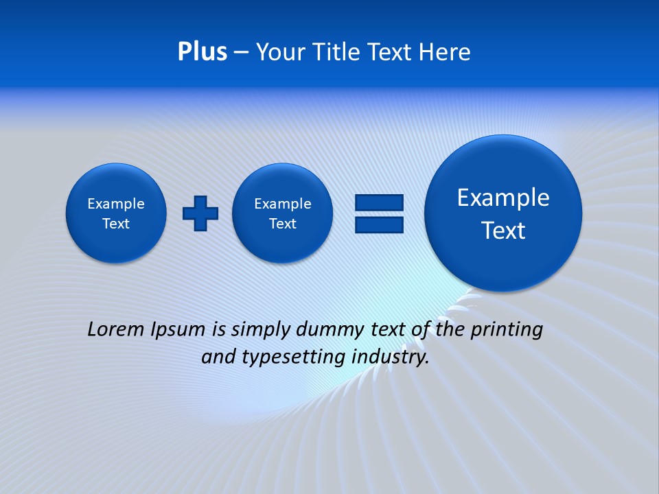 Abstract Blue Light PowerPoint Template