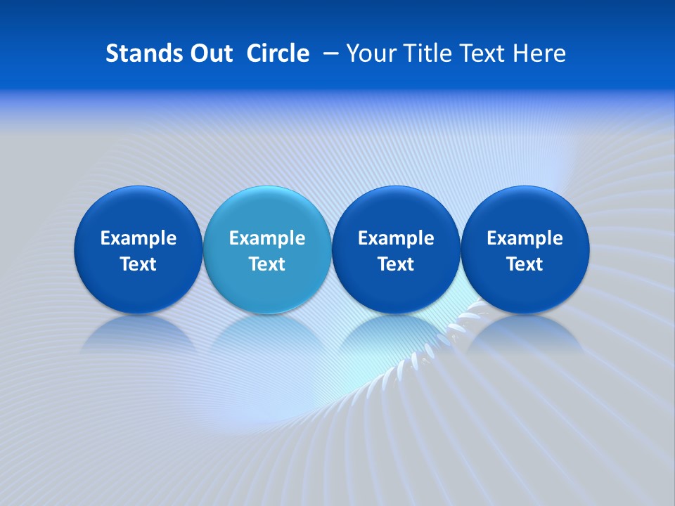 Abstract Blue Light PowerPoint Template