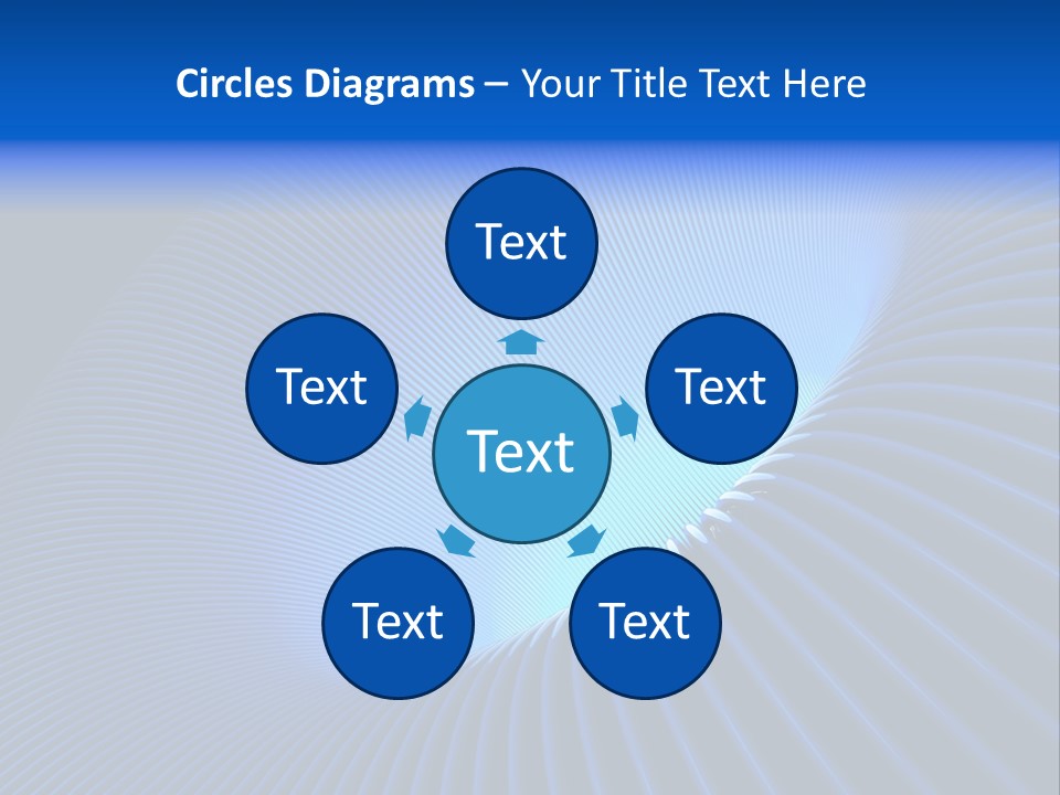 Abstract Blue Light PowerPoint Template