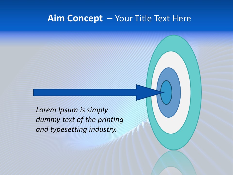 Abstract Blue Light PowerPoint Template