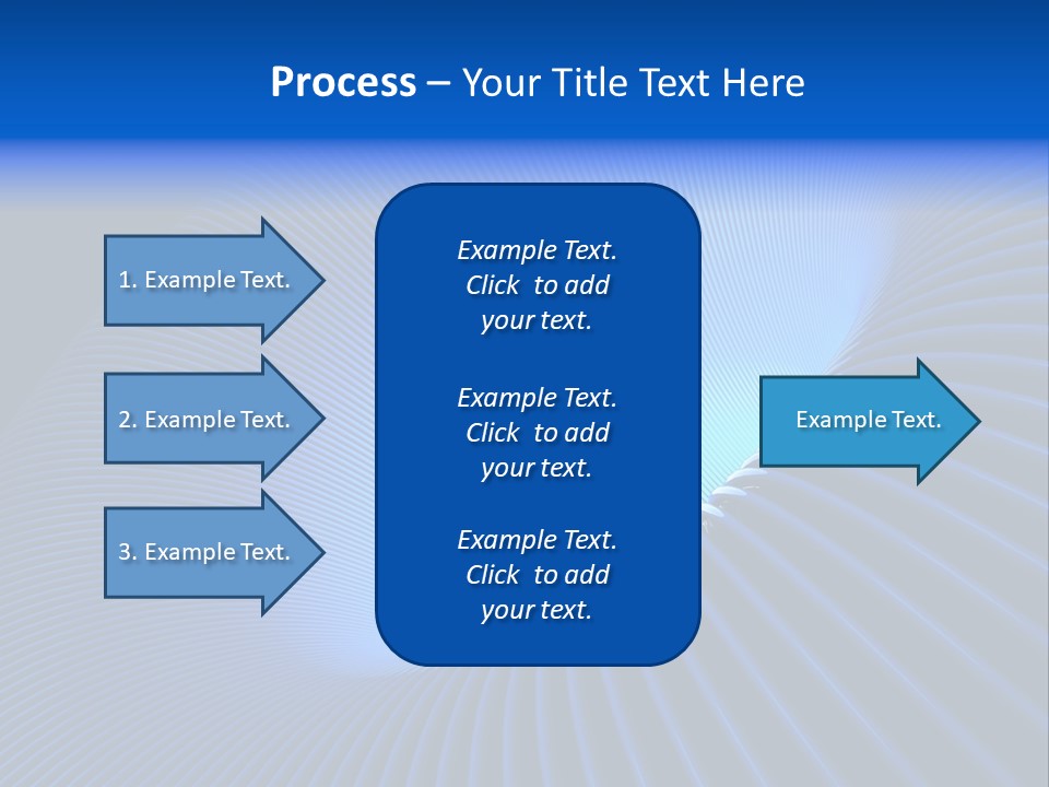 Abstract Blue Light PowerPoint Template