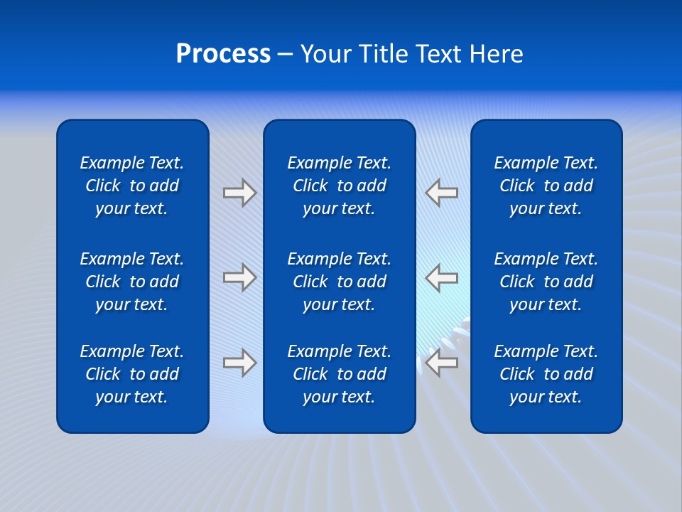 Abstract Blue Light PowerPoint Template