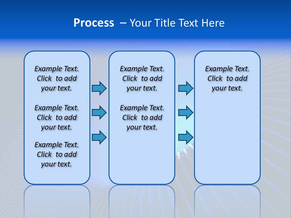Abstract Blue Light PowerPoint Template
