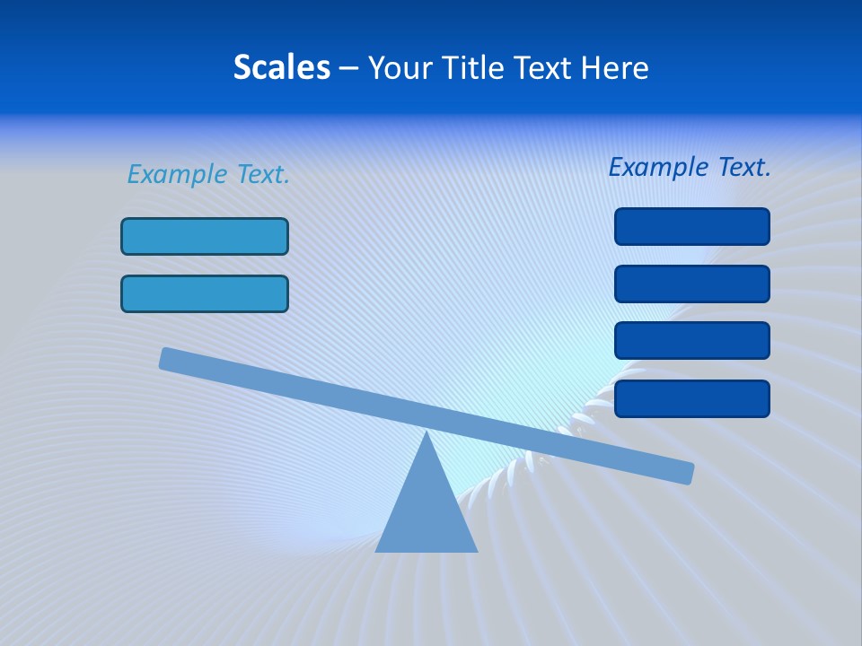 Abstract Blue Light PowerPoint Template