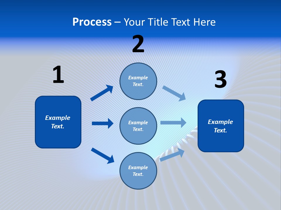 Abstract Blue Light PowerPoint Template