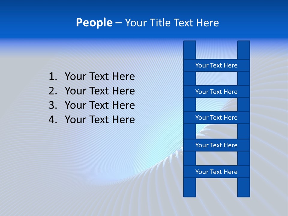 Abstract Blue Light PowerPoint Template
