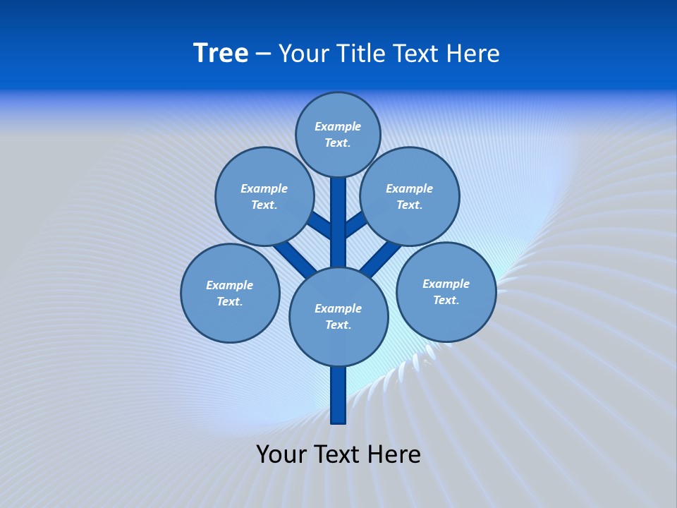 Abstract Blue Light PowerPoint Template