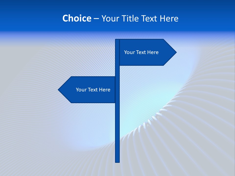 Abstract Blue Light PowerPoint Template