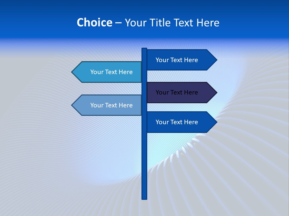 Abstract Blue Light PowerPoint Template