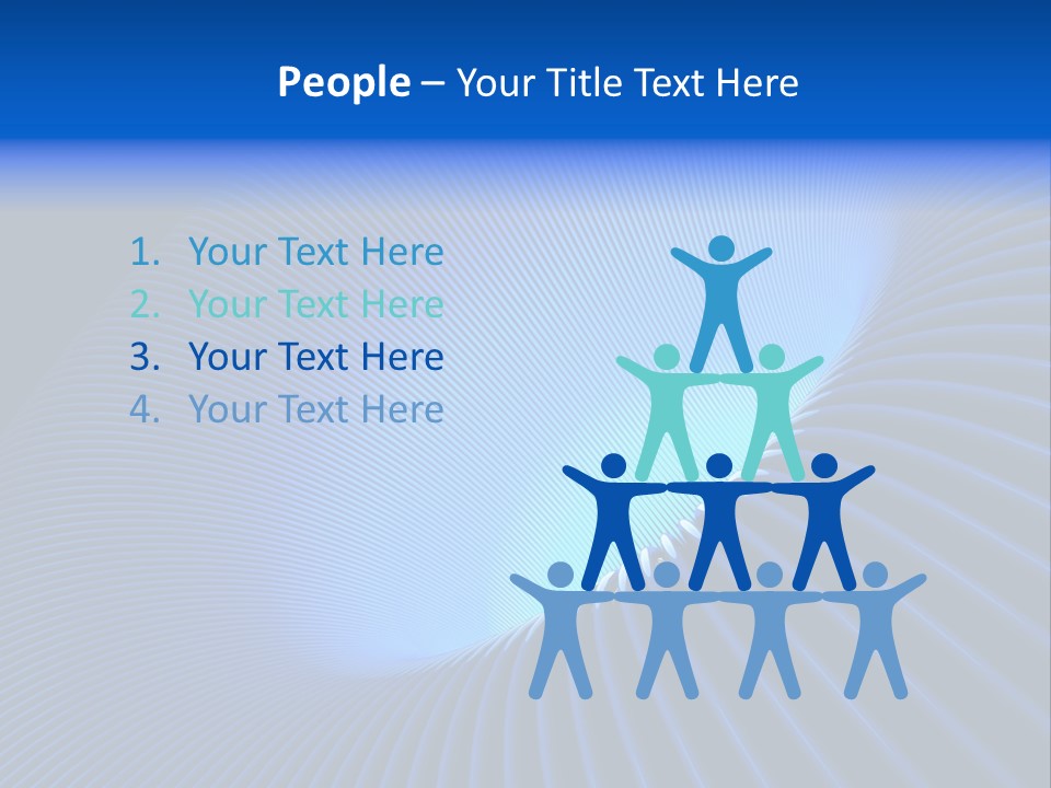 Abstract Blue Light PowerPoint Template