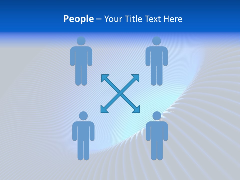 Abstract Blue Light PowerPoint Template