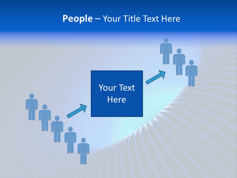 Abstract Blue Light PowerPoint Template