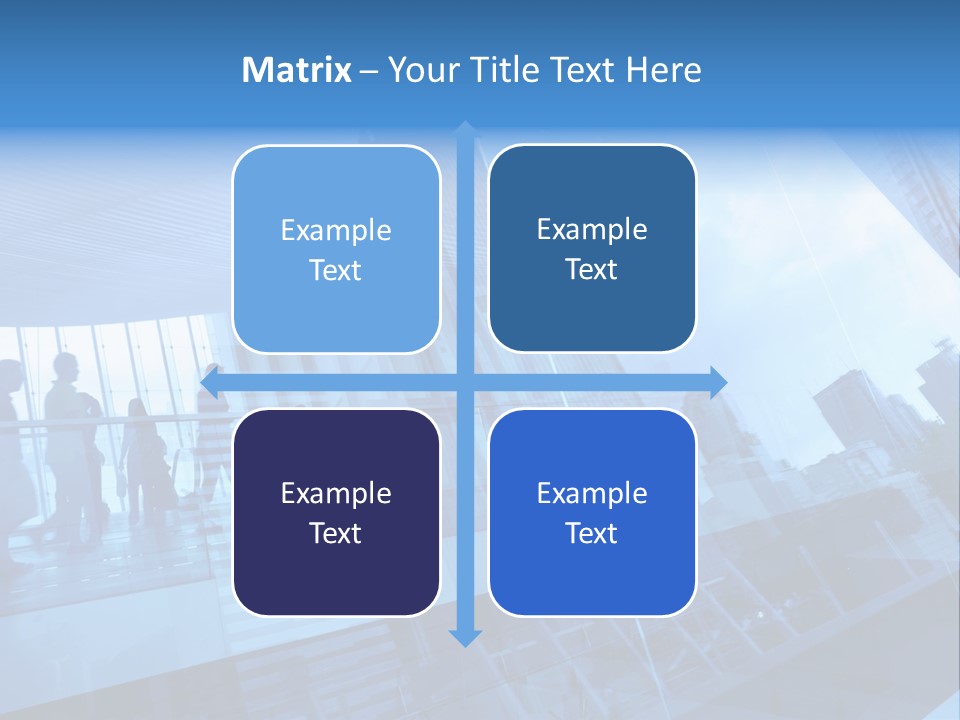 Blue People Destination PowerPoint Template