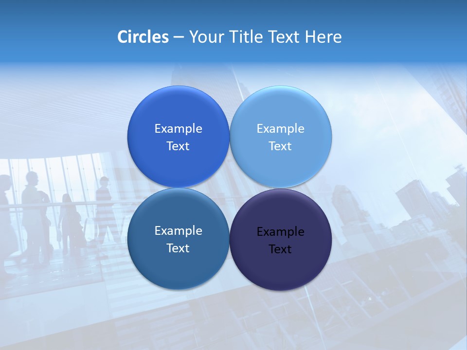 Blue People Destination PowerPoint Template