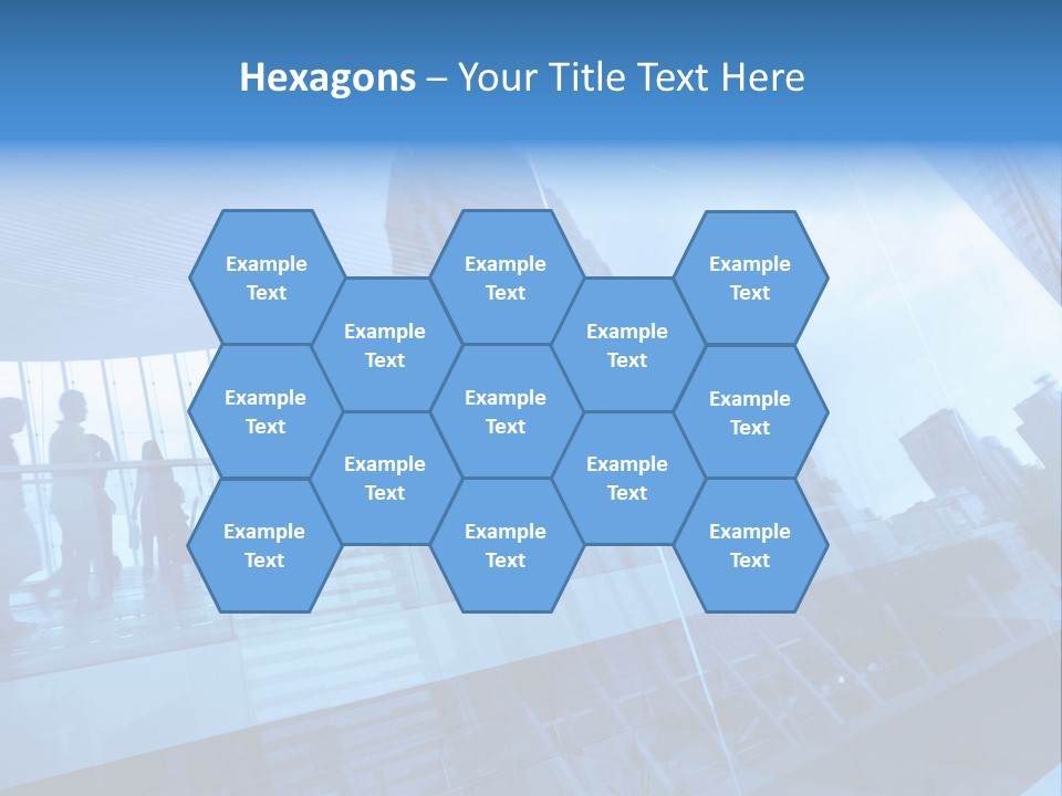 Blue People Destination PowerPoint Template