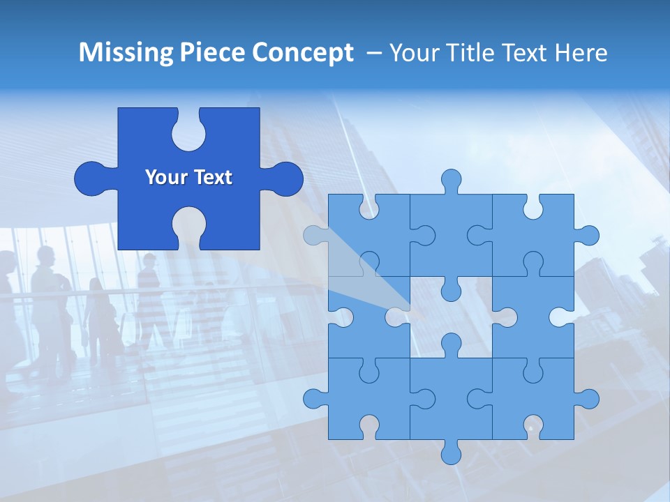 Blue People Destination PowerPoint Template