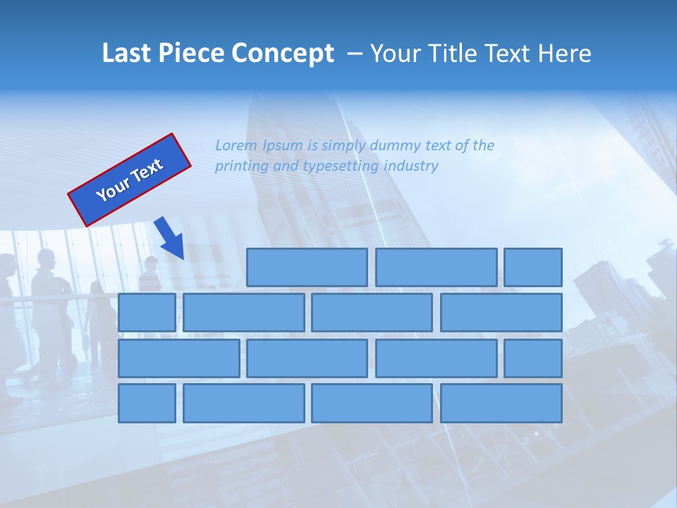 Blue People Destination PowerPoint Template
