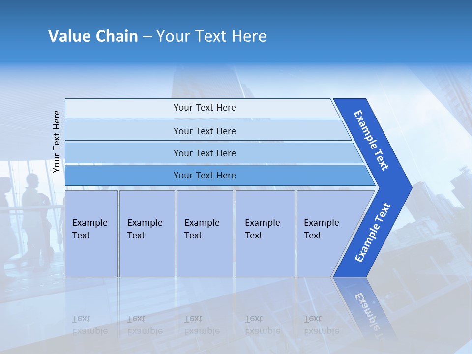 Blue People Destination PowerPoint Template