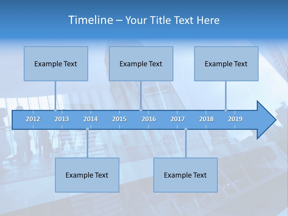Blue People Destination PowerPoint Template