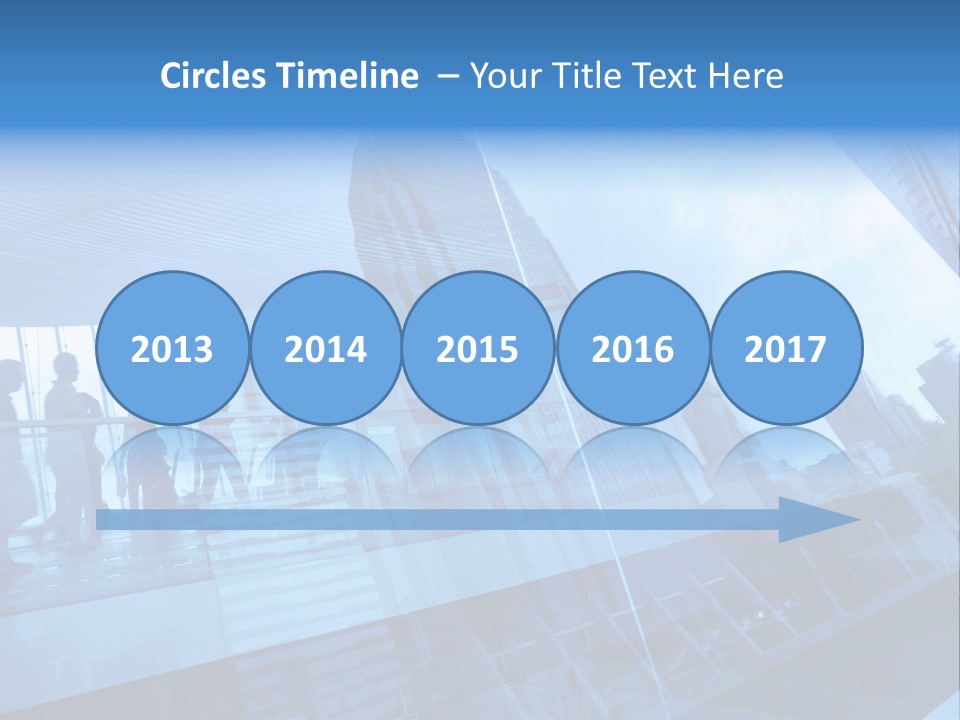 Blue People Destination PowerPoint Template