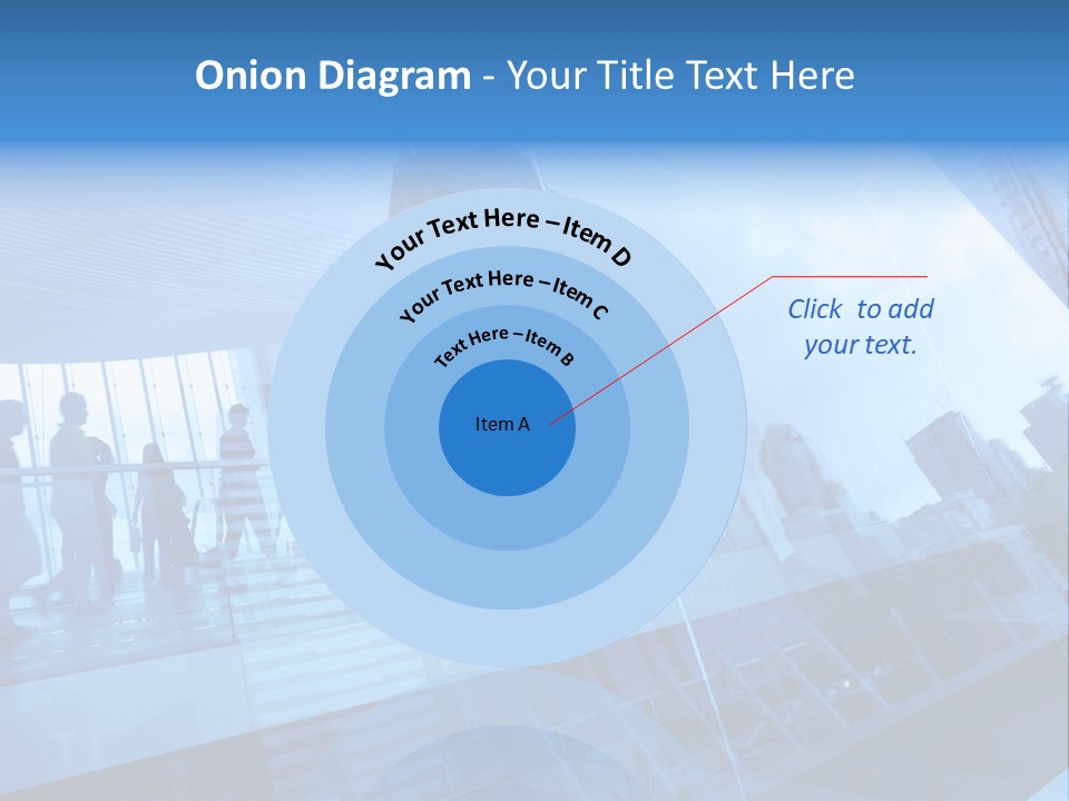 Blue People Destination PowerPoint Template