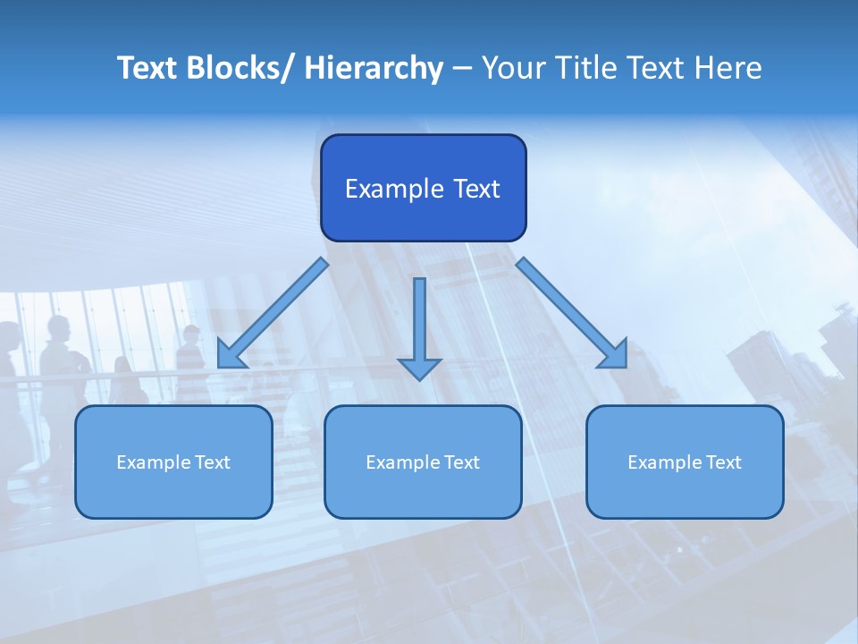 Blue People Destination PowerPoint Template