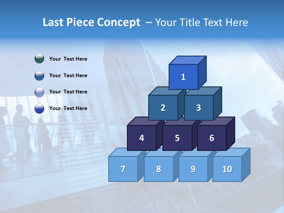 Blue People Destination PowerPoint Template