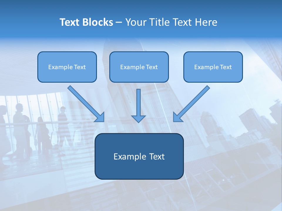 Blue People Destination PowerPoint Template