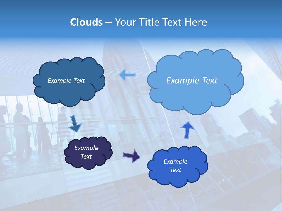 Blue People Destination PowerPoint Template