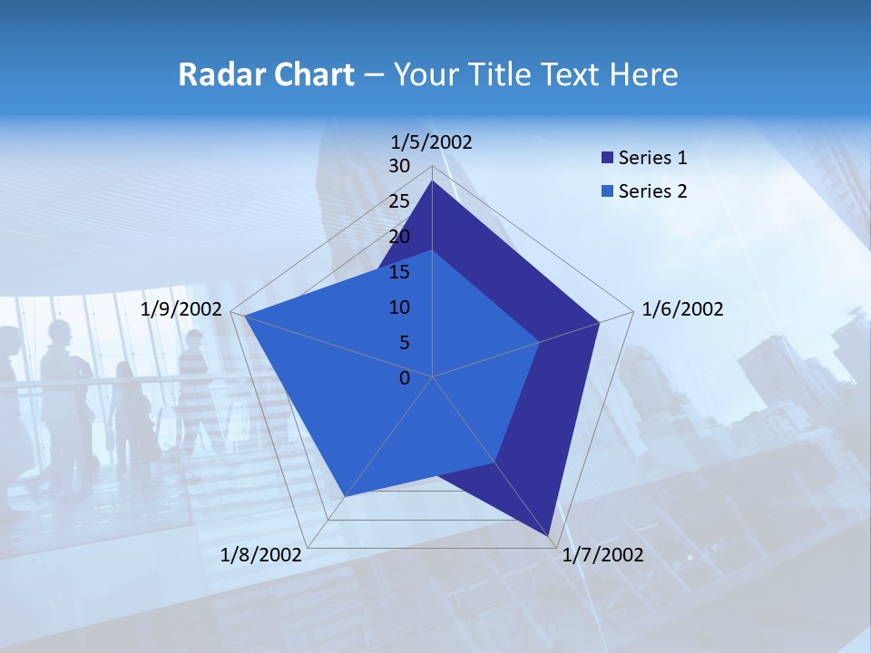 Blue People Destination PowerPoint Template